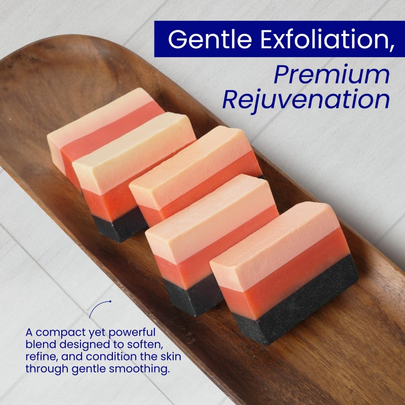 ريلومينس صابون ريلومينز بريميوم 3 في 1 جلوتابليند للتجميل - لبشرة أكثر نعومة ونقاءً ومظهرًا صحيًا - الآن مع ثمر الورد - منظف لطيف للوجه والجسم 120 غرام × 5 قطع - Image 3